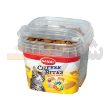 تشویقی گربه سانال مدل پنیری Cheese Bites in cup وزن 75 گرم