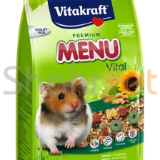 غذای جونده ویتامینه بدون میوه همستر ویتا کرافت <br> Premium Menu Vital Vitakraft
