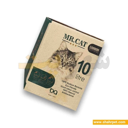 خاک گربه کربن دار مستر کت 8 کیلوگرم (10 لیتر)