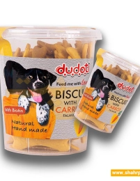 بیسکویت تشویقی سگ دودوتی با طعم هویج