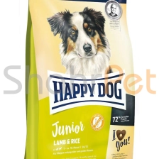 غذای توله سگ هپی داگ نژاد متوسط و بزرگ <br>Junior Lamb & Rice Happy Dog