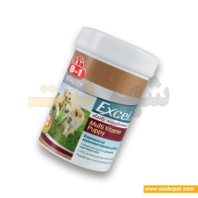 قرص مولتی ویتامین توله سگ اکسل 8in1 بسته 100 عددی