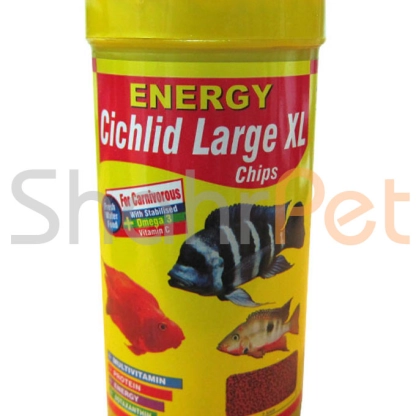 غذای گرانولی ماهی سیچلاید <br> Cichlid Large XL Chips Energy