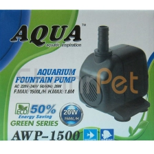 واترپمپ آکواریوم آبنما آکوا<br>Aquarium Fountain Pump Awp-1500 Aqua