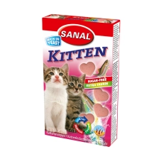 غذای تشویقی گربه سانال مدل Kitten yeast treats وزن 30 گرم
