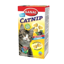 غذای تشویقی گربه سانال مدل کت نیپ Catnip yeast treats  وزن 400 گرم