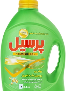 مایع ماشین لباسشویی پریمیوم پرسیل ۲/۴ کیلو گرم