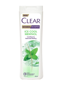 شامپو ضد شوره کلیر ویژه بانوان خنک کننده حاوی نعناع ۴۰۰ میلی لیتر