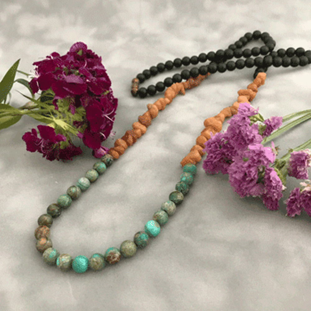 گردنبند سنگ فیروزه کد1213