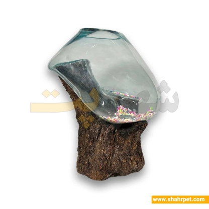 تنگ ماهی با پایه چوبی کد TSh01