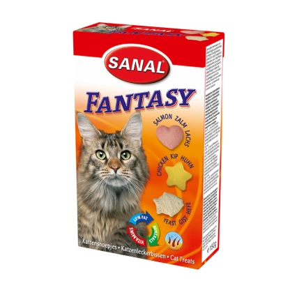 غذای تشویقی گربه سانال مدل کت نیپ Mix yeast treats  وزن 150 گرم