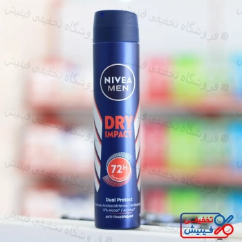 اسپری ضد تعریق مردانه نیوا Dry Impact حجم 200 میل