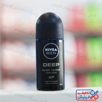 مام رول ضد تعریق مردانه نیوا Deep Black Carbon حجم 50 میل