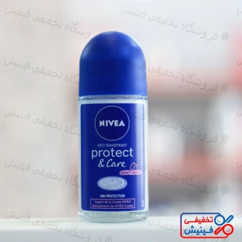 مام رول ضد تعریق زنانه نیوا Protect & Care حجم 50 میل