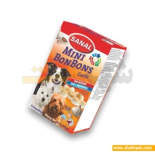 قرص مکمل غذای سگ سانال Mini Bonbons Garlic وزن 150 گرم