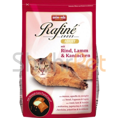 غذای خشک گربه بالغ مغزدار رافینه انیموندا <br>Rafine Cross Adult Animonda