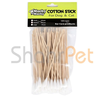 گوش پاک کن سگ و گربه Cotton Stick
