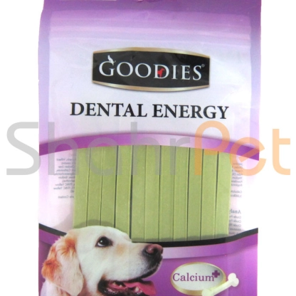 تشویقی 125 گرمی دنتال سبزیجات با کلسیم بالا <br> Dental Energy Parsley Goodies