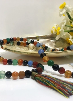 گردنبند سنگ عقیق ام البنین کد1214