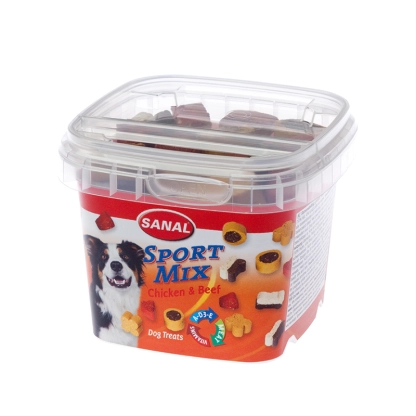 غذای تشویقی سگ فعال سانال مدل Sport Mix وزن 100 گرم