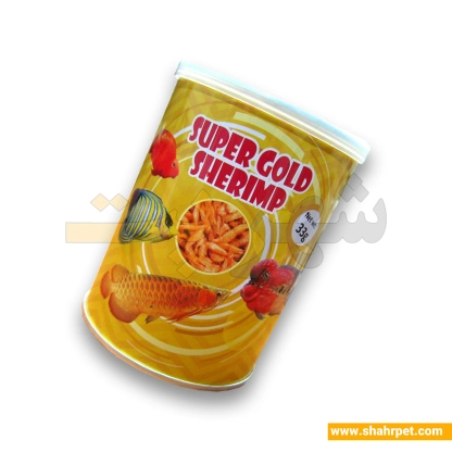  غذای ماهی آکواریوم میگو خشک Gold Shrimp
