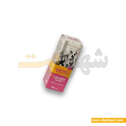قطره ضد کنه و جرب گوش سگ و گربه یو اس پت