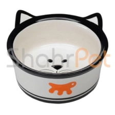 ظرف آب و غذای سرامیکی طرح گربه<br> Venere Ceramic Bowls Ferplast