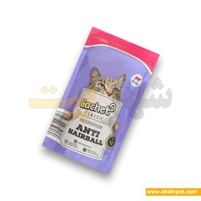 تشویقی گربه کچت آنتی‌هربال طعم گوشت گاو ۷۰ گرم
