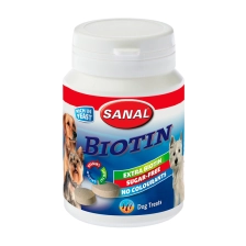 مکمل غذای سگ سانال مدل بیوتین Biotin tablets وزن 75 گرم