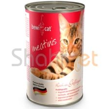 غذای مرطوب کنسروی گربه بالغ بوی کت 400 گرمی<br>Bewi Cat Can