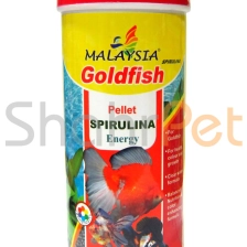 غذای پلت ماهی گلدفیش<br>Goldfish Pellet Spirulina Malaysia