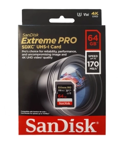 کارت حافظه SanDisk Extreme PRO SD 64 