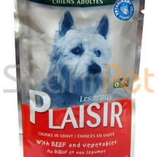 غذای مرطوب سگ بالغ پوچ پلازیر<br>Plaisir Adult Pouch