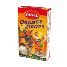 غذای تشویقی جونده سانال با طعم پرتقال Orange Drops 
