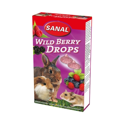 غذای تشویقی جونده سانال با طعم  توت وحشی Wild Berry Drops