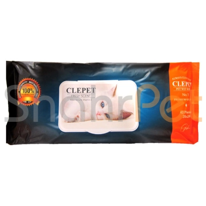 دستمال مرطوب حیوانات سگ گربه جونده<br>  Clepet
