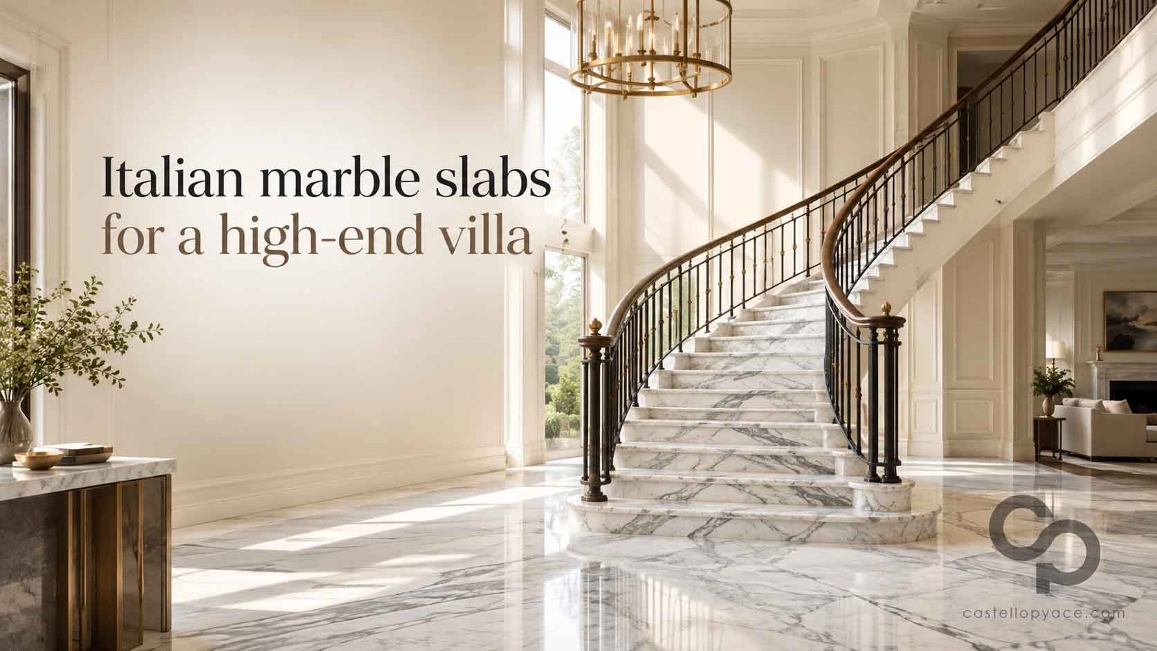 Best Italian Marble Types (Carrara, Calacatta, Emperador) for Luxury Villa Lobbies & Staircases15889