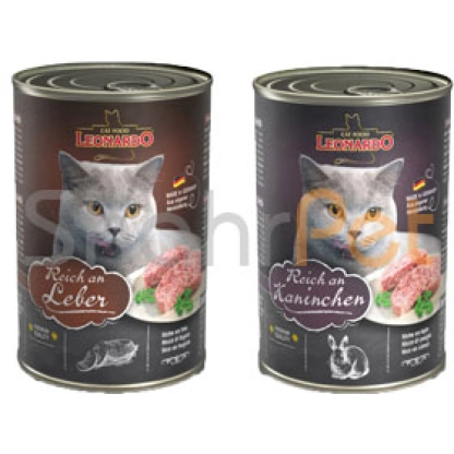 غذای مرطوب کنسروی گربه بالغ لئوناردو 200 گرمی<br>Leonardo Adult Can