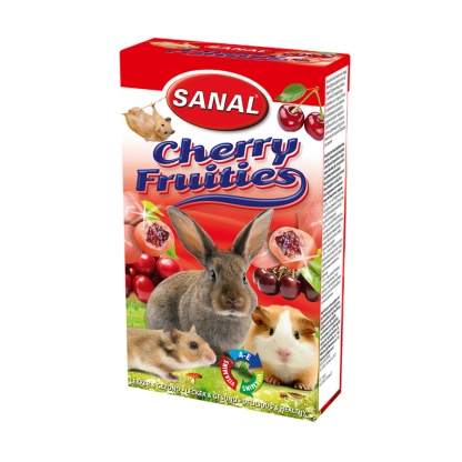 غذای تشویقی جونده سانال مدل Cherry Fruitiess وزن 50 گرم