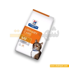 غذای خشک گربه یورینری هیلز s/d طعم مرغ ۱.۵ کیلوگرم