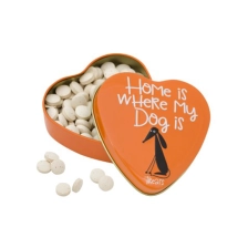 غذای تشویقی سگ سانال مدل Mini Bones heart tin وزن 60 گرم