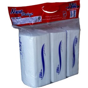 دستمال کاغذی اقتصادی بی تا ۳ بسته ۲۵۰ عددی