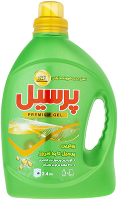 مایع ماشین لباسشویی پریمیوم پرسیل ۲/۴ کیلو گرم
