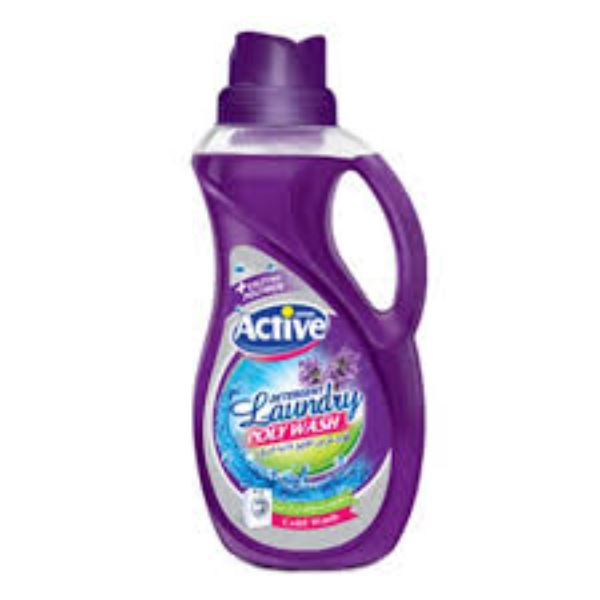 مایع لباسشویی اکتیو پلی واش بنفش ۱/۵ لیتری